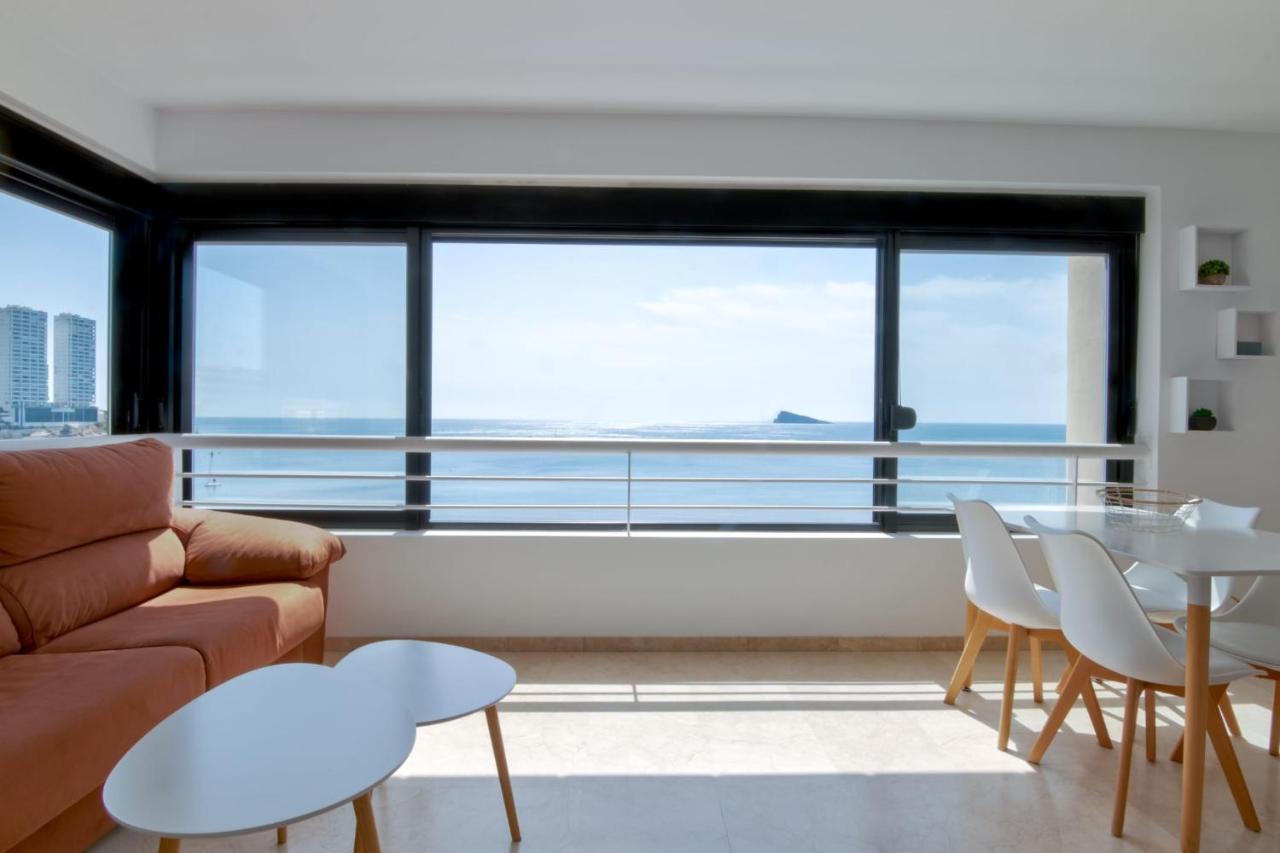 Luminoso Apartamento En Primera Linea De Playa Benidorm Kültér fotó